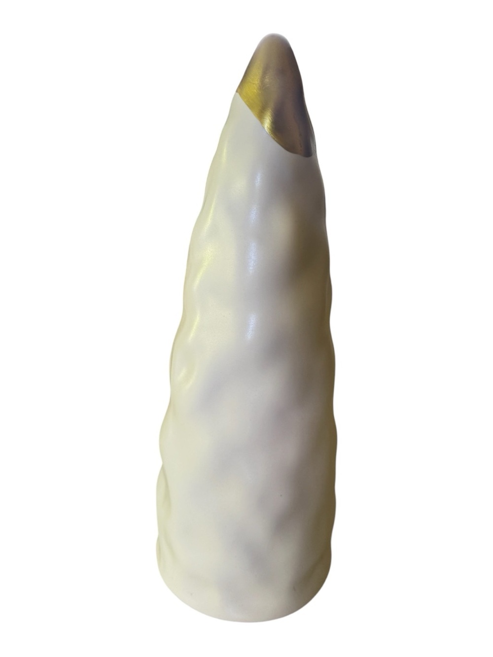White Gold Ceramic Christmas Tree Decor